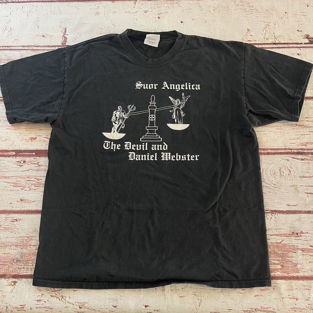 Vintage Suor Angelica The Devil & Daniel Webster Opera‎ 2004 T Shirt Size Large